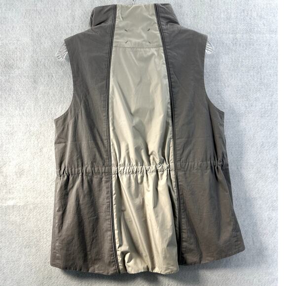 LAFAYETTE 148 NEW YORK Medium Utility Vest Two Tone Pockets Outdoor Casual - Picture 2 of 8